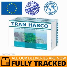 TRAN HASCO 500 MG, 60 CAPS - MADE IN POLAND - FREE SHIPPING