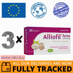 Alliofil Forte 3p x 30 capsules — Made in Poland — Free Delivery