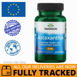 ASTAXANTHIN 4MG 60 CAPS - MADE IN USA - FREE SHIPPING