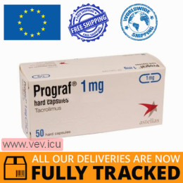 Prograf 1mg 50 capsules — Made in Ireland — Free Delivery