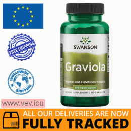 Graviola 530Mg 60 capsules — Made in USA — Free Delivery