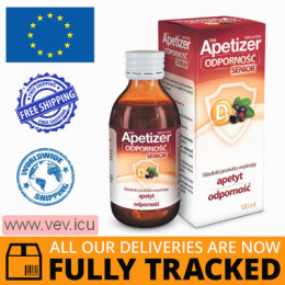 Apetizer Senior Immunity, syrup, 100 ml — Made in Poland by Aflofarm — Free Delivery