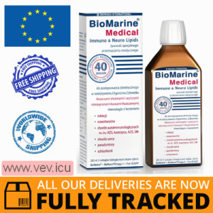 BioMarine Medical Immuno & Neuro Lipids 200 ml — Made in Poland — Free Delivery