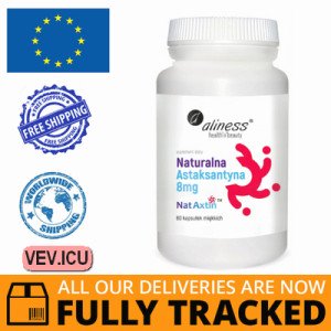 Aliness Natural Ashwagandha 8 mg 60 capsules — Made in Poland — Free Delivery