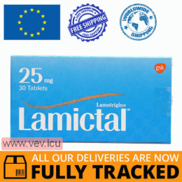 Lamictal 25mg 30 tablets — Made in Poland — Free Delivery