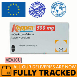 Keppra 500mg 60 tablets — Made in Belgium — Free Delivery