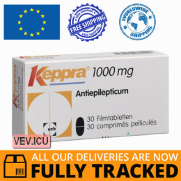 Keppra 1000mg 30 tablets — Made in Belgium — Free Delivery
