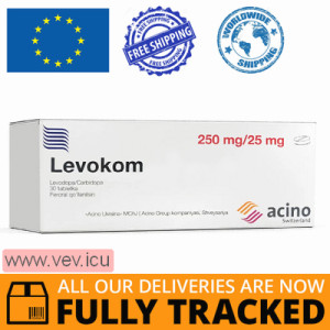 Levocom 250 mg/25 mg, 100 tablets — Made in Ukraine — Free Delivery