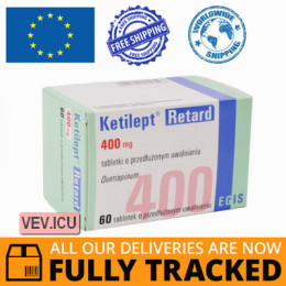 Ketilept Retard 400mg 60 long-acting tablets — Made in Hungary — Free Delivery