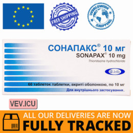 Sonapax 10mg 60 tablets — Made in Poland — Free Delivery