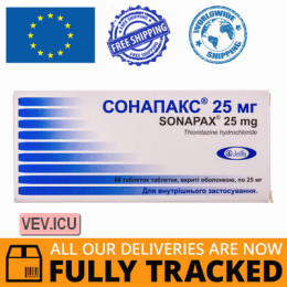 Sonapax 25mg 60 tablets — Made in Poland — Free Delivery