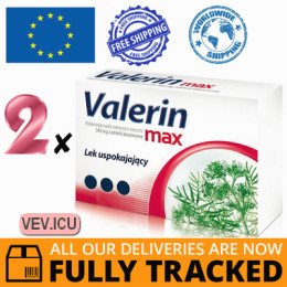 Valerin Max 360mg 2p x 10 tablets — Made in Poland — Free Delivery