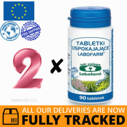 2 x CALMING TABLETS 90 TABS — MADE IN POLAND — FREE SHIPPING