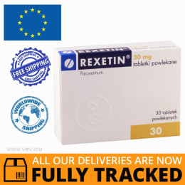 REXETIN 20MG 30 PILLS — MADE IN HUNGARY — FREE SHIPPING