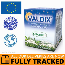 Valdix Valerianae radix 400mg, 90 tablets — Made in Poland — Free Delivery