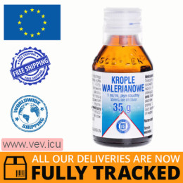 Valerian drops 1 ml/ml, 35 g — Made in Poland — Free Delivery