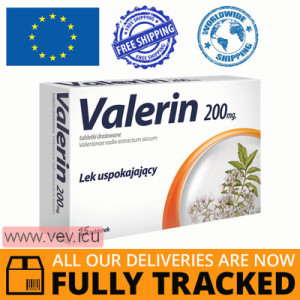 Valerin 200 mg (formerly Valerin Forte), 15 tablets — Made in Poland by Aflofarm — Free Delivery