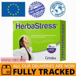 Herbastress 30 tablets — Made in Latvia — Free Delivery