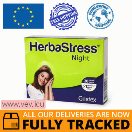 Herbastress Night  20 capsules — Made in Latvia — Free Delivery