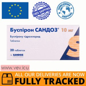Buspiron SANDOZ 10mg 20 tablets — Made in Germany — Free Delivery