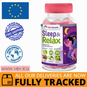 NatHealth Sleep and Relax, with cherry-flavored 54 chewable lozenges — Made in Poland — Free Delivery