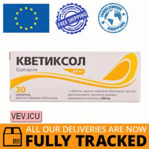 Quetixol 200 mg 30 tablets — Made in Malta — Free Delivery