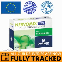 NERVOMIX FORTE 60 CAPS - MADE IN POLAND - FREE SHIPPING