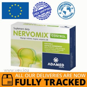 NERVOMIX CONTROL 20 CAPS - MADE IN POLAND - FREE SHIPPING