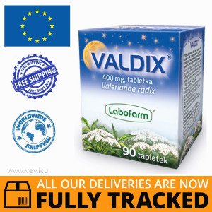 Valdix Valerianae radix 400mg, 90 tablets — Made in Poland — Free Delivery