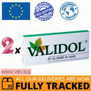 Validol lozenges 0.06g 2p x 10 tablets — Made in Poland — Free Delivery
