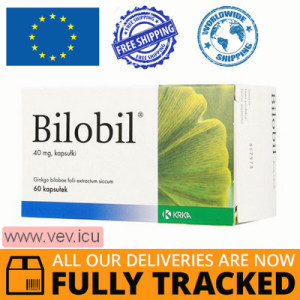Bilobil 40mg, 60 capsules — Made in Slovenia  — Free Delivery
