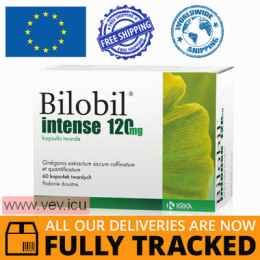 Bilobil Intense 120mg, 60 capsules — Made in Slovenia  — Free Delivery