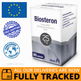 BIOSTERON 25 MG 60 TABS — MADE IN POLAND — FREE SHIPPING