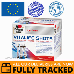 DOPPELHERZ SYSTEM VITALIFE SHOTS 30 AMPOULES - MADE IN GERMANY - FREE SHIPPING