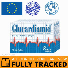 Glucardiamid 10 lozenges — Made in Poland — Free Delivery