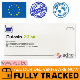 Duloxin 30mg 28 tablets — Made in Spain — Free Delivery