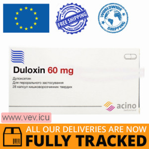 Duloxin 60mg 28 tablets — Made in Spain — Free Delivery
