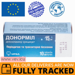 Donormyl 15mg 10 effervescent tablets — Made in France — Free Delivery