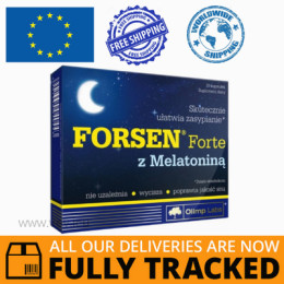 FORSEN FORTE WITH MELATONIN 30 CAPS - MADE IN POLAND - FREE SHIPPING 