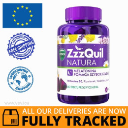 ZZZQUIL NATURA, JELLY BEANS, 60 PCS - MADE IN POLAND - FREE SHIPPING 