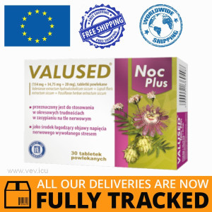 VALUSED Night Plus, 30 Tablets — Made in Poland — Free Delivery