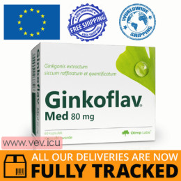 Ginkoflav Med 80 mg, 60 capsules — Made in Poland — Free Delivery