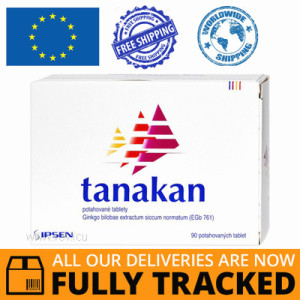 TANAKAN 40MG 90 TABS - MADE IN FRANCE - FREE SHIPPING