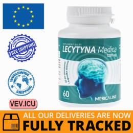 Aliness Lecithin Medica 1200 Mg 60 capsules — Made in Poland — Free Delivery
