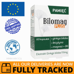 BILOMAG PLUS 60 CAPS - MADE IN POLAND - FREE SHIPPING 
