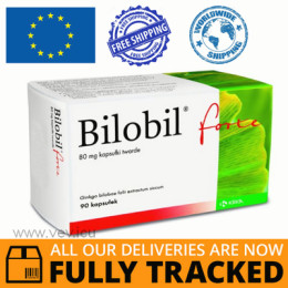 BILOBIL FORTE 80MG 90 CAPS - MADE IN SLOVENIA- FREE SHIPPING