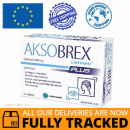 AKSOBREX PLUS 30 TABS — MADE IN POLAND — FREE SHIPPING 