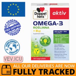 Doppelherz Aktiv Omega-3 Plant 30 capsules — Made in Germany — Free Delivery 