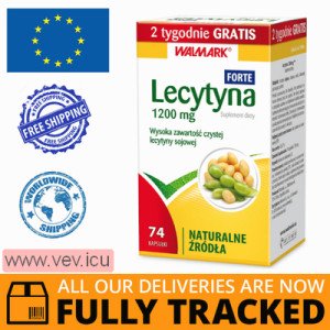 Lecithin 1200Mg Forte 74 capsules — Made in Czech Republic — Free Delivery