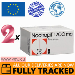 Nootropil 1200mg, 2p x 20 pills — Made in Belgium — Free Delivery